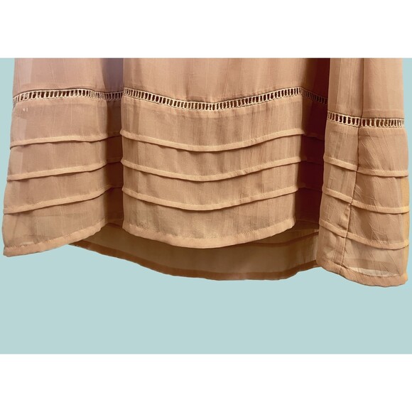 H&M Dusty Rose Dress Off The Shoulders Loose Fit Lightweight US 12/UK 16 - Picture 8 of 8